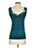 Necessary Objects Teal Sleeveless Top Size S - photo 2