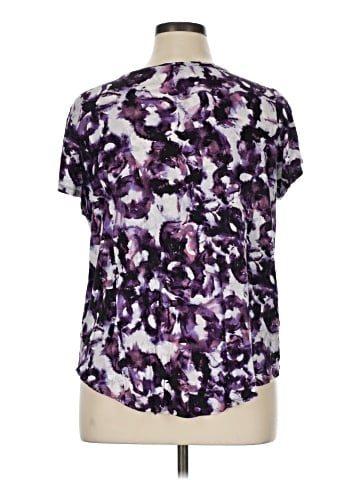Simply Vera Vera Wang Short Sleeve Blouse (view 2)