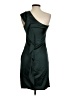 Poleci 100% Silk Green Sleeveless Silk Top Size 2 - photo 2