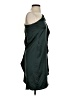 Poleci 100% Silk Green Sleeveless Silk Top Size 2 - photo 4
