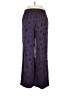 Milly Polka Dots Purple Silk Pants Size 6 - photo 2