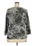 Sarah Spencer 100% Cotton Animal Print Silver Cardigan Size 3X - photo 2