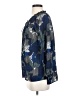 Aysha Floral Multi Color Blue Long Sleeve Blouse Size 4 - photo 5