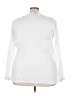 At Last 100% Cotton Ivory Long Sleeve Blouse Size 3X - photo 2