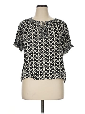 Max Studio Short Sleeve Blouse (view 1)