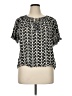 Max Studio Black Short Sleeve Blouse Size 1X - photo 1