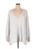 We the Free 100% Cotton Silver Ivory Pullover Sweater Size M - photo 1