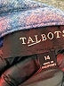 Talbots Tweed Blue Wool Blazer Size 14 - photo 6