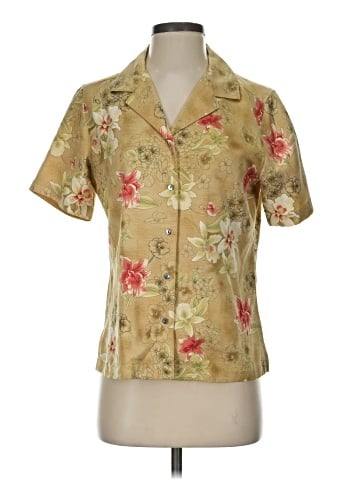 Tommy Bahama Short Sleeve Silk Top (view 1)