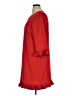 CeCe 100% Polyester Solid Red Casual Dress Size XL - photo 5