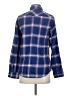 Jachs Girlfriend Plaid Blue Long Sleeve Button-Down Shirt Size S - photo 2