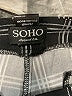 SOHO Apparel Ltd Plaid Gray Casual Pants Size M - photo 7