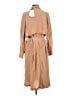 Theory 100% Viscose Tan Trenchcoat Size L - photo 2