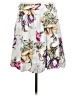 CAbi Floral White Casual Skirt Size 8 - photo 2