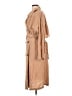 Theory 100% Viscose Tan Trenchcoat Size L - photo 5