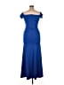 Unbranded Blue Cocktail Dress Size L - photo 2