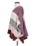 Oddi Color Block Burgundy Poncho Size Sm - Med - photo 5