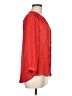 dalia 100% Polyester Red 3/4 Sleeve Blouse Size M - photo 4
