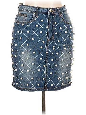 Venus Denim Skirt (view 1)