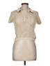 CALVIN KLEIN JEANS Tan Short Sleeve Top Size M - photo 1