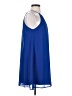 Lush 100% Polyester Solid Blue Cocktail Dress Size S - photo 4