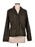 Eddie Bauer 100% Cotton Solid Green Jacket Size 8 - photo 1