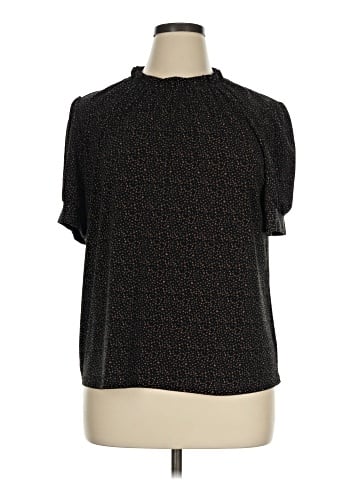 Adrianna Papell Short Sleeve Blouse (view 1)