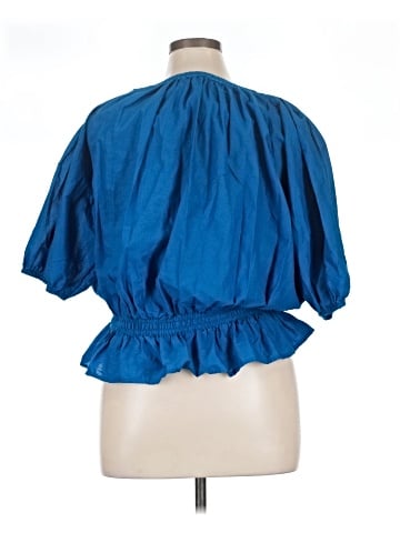 Calligraphie Short Sleeve Blouse (view 2)