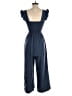 Arden B. Solid Blue Jumpsuit Size S - photo 2