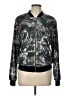 Aqua 100% Polyester Metallic Silver Jacket Size L - photo 1