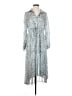 MNG Blue Casual Dress Size 4 - photo 1