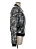 Aqua 100% Polyester Metallic Silver Jacket Size L - photo 4