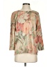 Alfred Dunner Floral Tan Pullover Sweater Size S - photo 1