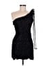 Zara Stars Black Cocktail Dress Size M - photo 1