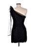 Zara Stars Black Cocktail Dress Size M - photo 2
