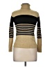 Joseph A. Stripes Gold Turtleneck Sweater Size M - photo 1