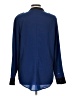 Apt. 9 100% Polyester Color Block Blue Long Sleeve Blouse Size L - photo 2