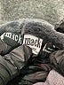 Mick Mack Ltd 100% Polyester Print Black Windbreaker Size 6 - photo 3