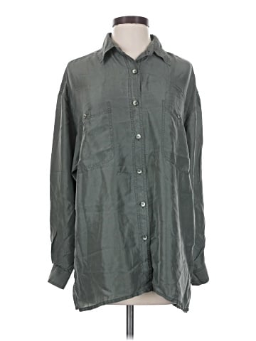 Assorted Brands Long Sleeve Silk Top (view 1)