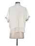 ALLSAINTS 100% Silk Ivory Short Sleeve Silk Top Size 0 - photo 2