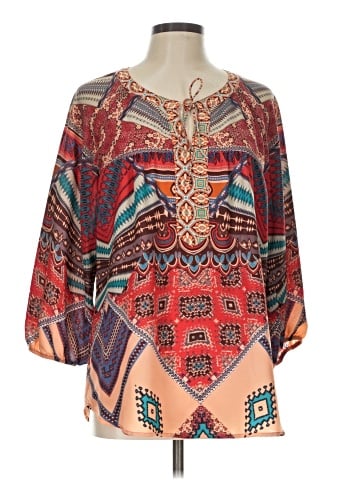 Figueroa & Flower 3/4 Sleeve Blouse (view 1)