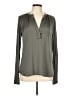 Vince. Gray Long Sleeve Blouse Size L - photo 1
