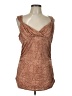 Jennifer Lopez 100% Rayon Brown Sleeveless Blouse Size L - photo 1