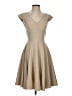 Calvin Klein Solid Tan Cocktail Dress Size 2 - photo 1