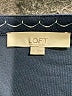 Ann Taylor LOFT Chevron-herringbone Black Casual Dress Size S - photo 7