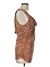Jennifer Lopez 100% Rayon Brown Sleeveless Blouse Size L - photo 4