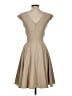 Calvin Klein Solid Tan Cocktail Dress Size 2 - photo 2