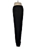 NY Collection Solid Black Track Pants Size L - photo 5