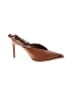 BCBGMAXAZRIA 100% Leather Brown Heels Size 7 1/2 - photo 1