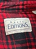 Basic Editions 100% Cotton Plaid Red Long Sleeve Button-Down Shirt Size M - photo 4